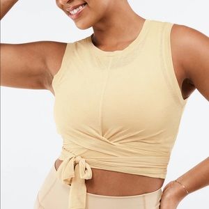 🩵Fabletics Ryan tie crop top NWOT